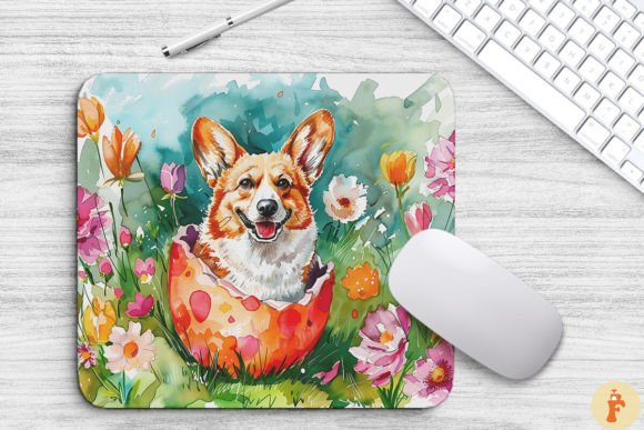 Download Cheerful Dog in Easter Egg Background - Egg Collection
