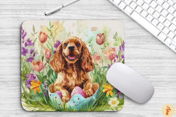 Download Cheerful Dog in Easter Egg Background - Egg Collection