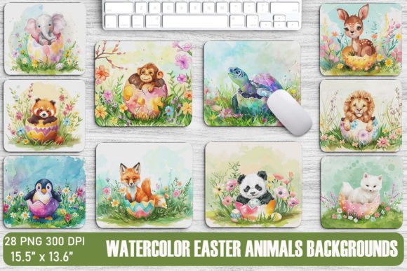 Download Cute Animals in Easter Egg Backgrounds - Egg Collection