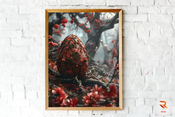 Download Fantasy Easter Eggs in the Forest Art - Egg Collection