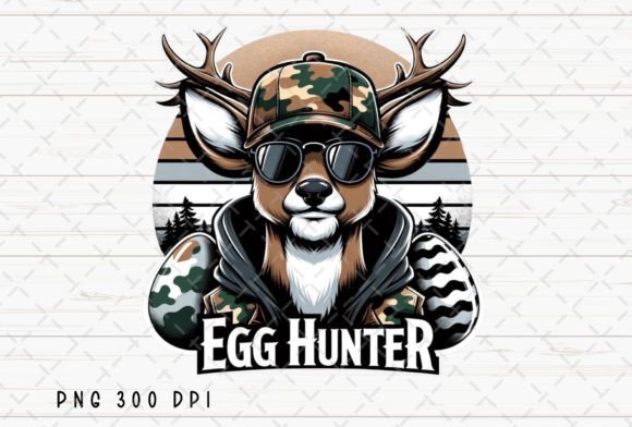Download Egg Hunter Deer Buck Kids Easter PNG - Egg Collection