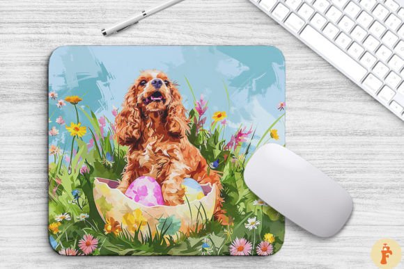 Download Cheerful Dog in Easter Egg Background - Egg Collection