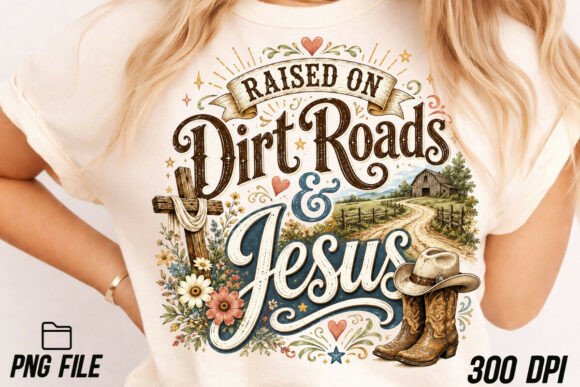 Download Raised on Dirt Roads Jesus PNG - Premium Resources
