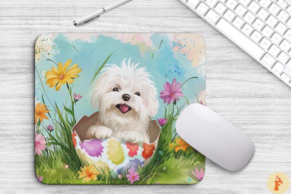 Download Cheerful Dog in Easter Egg Background - Egg Collection